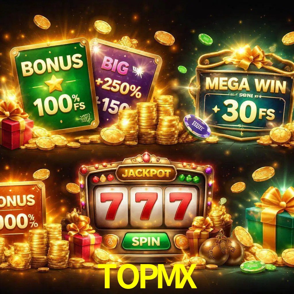 Tipos de bonos TOPMX incluyendo recompensas de bienvenida y promociones continuas